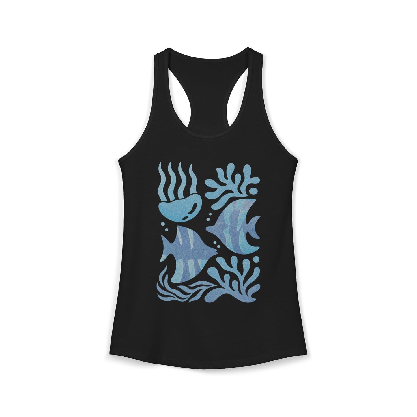 Cute Sea Life Ocean Women's Ideal Racerback Tank