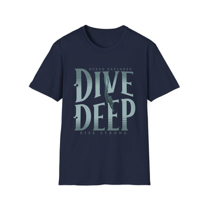 Dive Deep T‑Shirt — Ocean Explorer Scuba Diver Tee