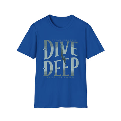 Dive Deep T‑Shirt — Ocean Explorer Scuba Diver Tee