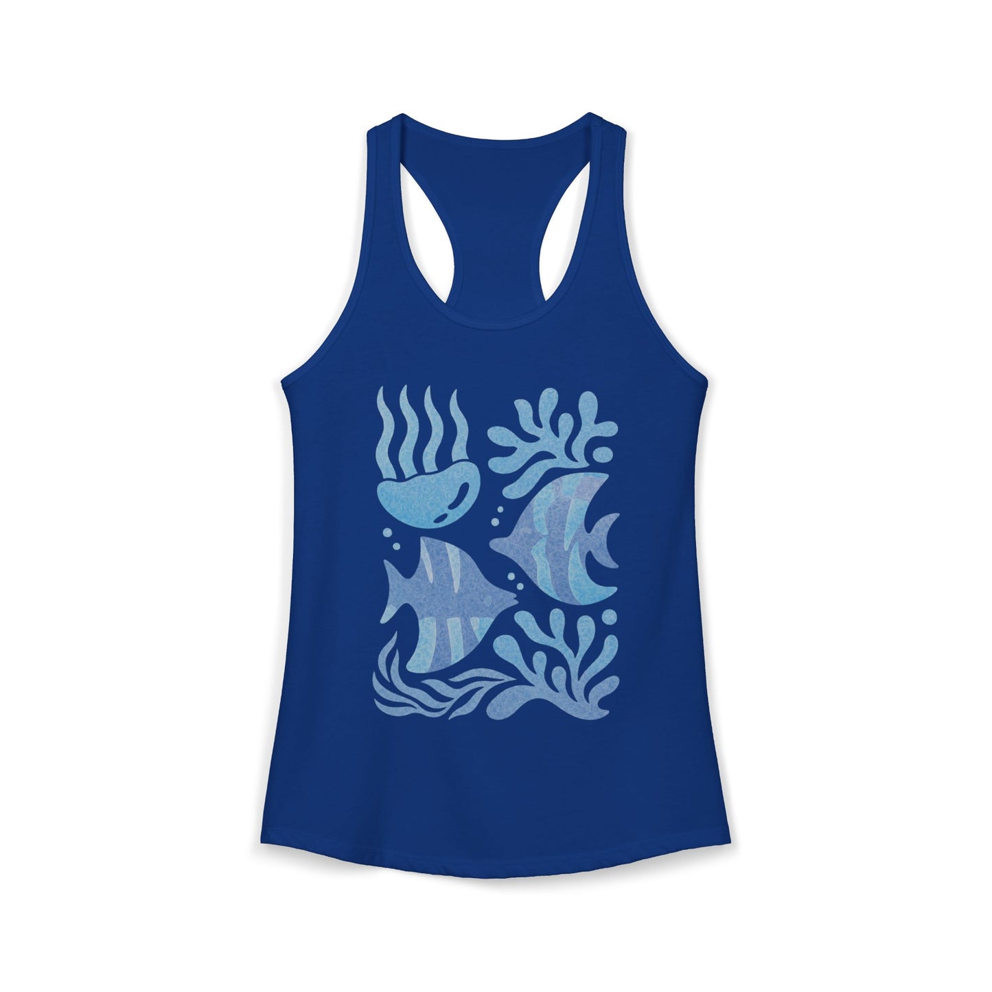 Cute Sea Life Ocean Women's Ideal Racerback Tank