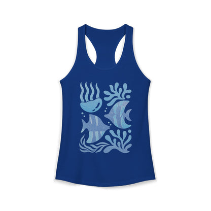 Cute Sea Life Ocean Women's Ideal Racerback Tank