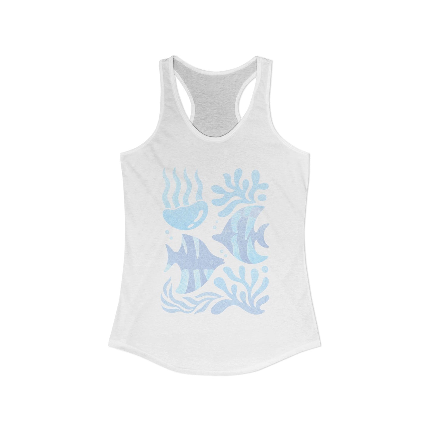 Cute Sea Life Ocean Women's Ideal Racerback Tank
