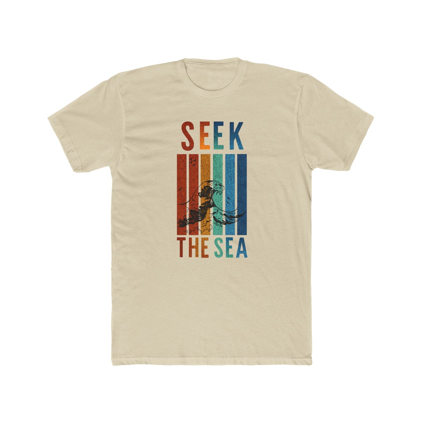 Seek the Sea Retro Surf T‑Shirt