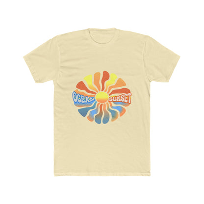 Ocean Sunset Graphic Tee — Retro Sun Wave T-Shirt