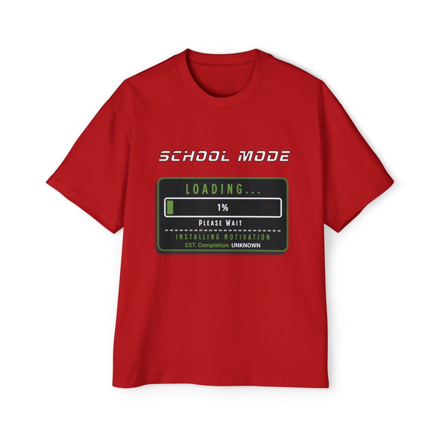 School Mode: Loading... 1% Funny Back to School T-Shirt' Graphic T-Shirt