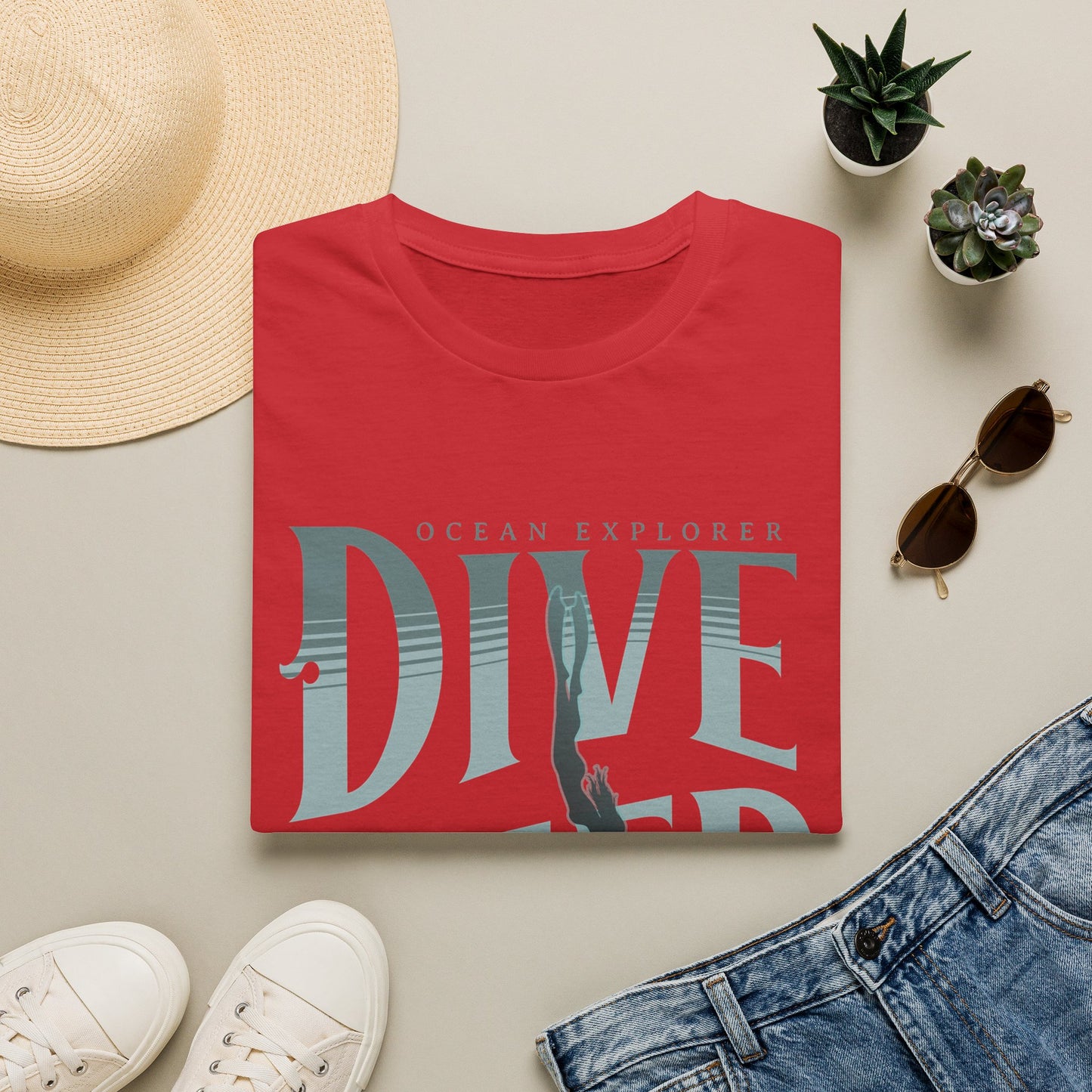 Dive Deep T‑Shirt — Ocean Explorer Scuba Diver Tee