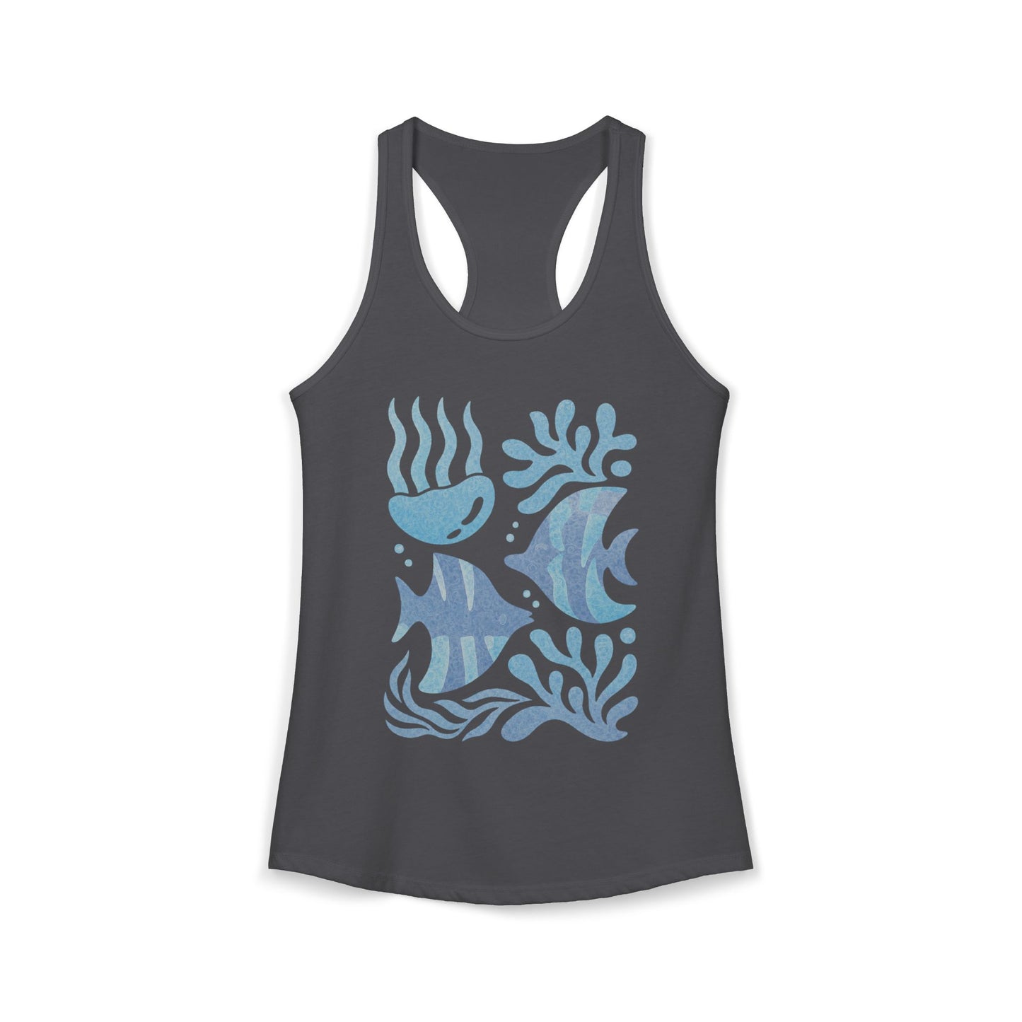 Cute Sea Life Ocean Women's Ideal Racerback Tank