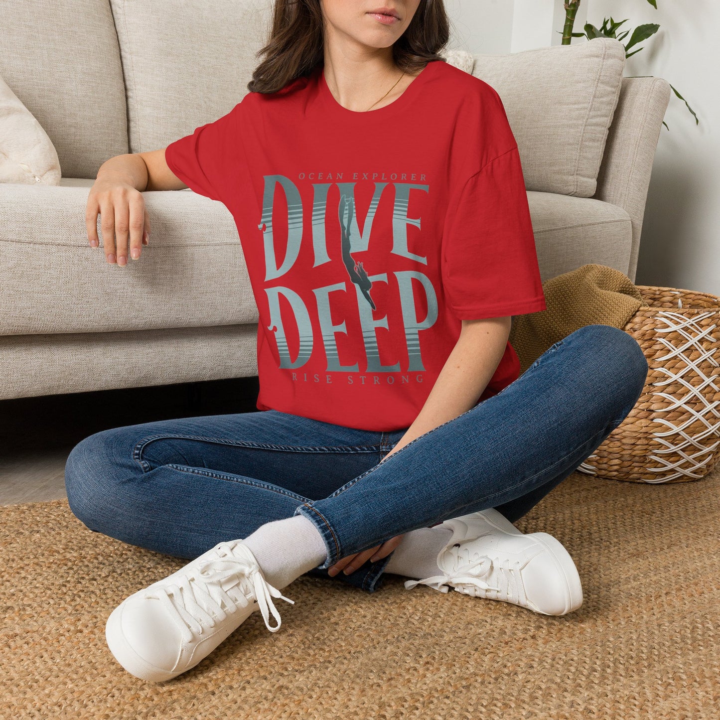 Dive Deep T‑Shirt — Ocean Explorer Scuba Diver Tee