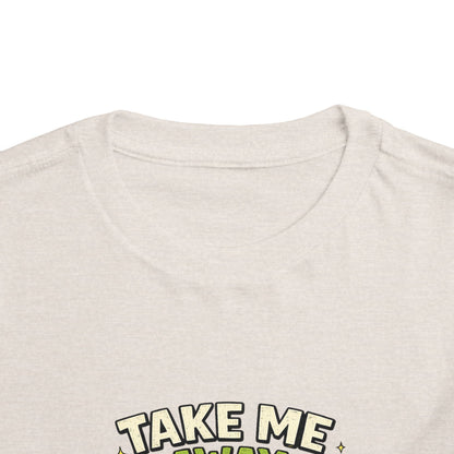 Take Me Away to Recess Toddler Tee — Cute UFO Recess Graphic Shirt